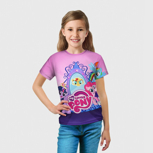 Детская футболка 3D My Little Pony, цвет 3D печать - фото 5