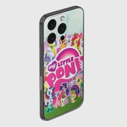 Чехол для iPhone 16 Pro силиконовый с защитой камеры My Little Pony - фото 2