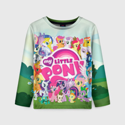 Детский лонгслив 3D My Little Pony