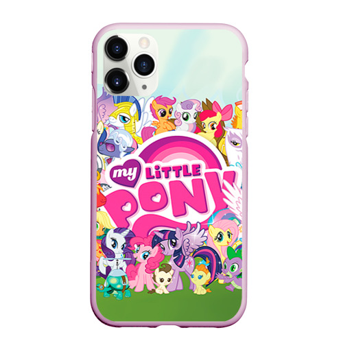 Чехол для iPhone 11 Pro Max матовый My Little Pony, цвет розовый