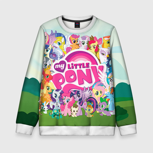 Детский свитшот 3D My Little Pony, цвет 3D печать