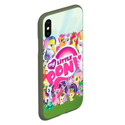 Чехол для iPhone XS Max матовый My Little Pony - фото 2