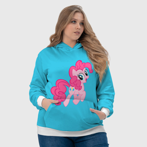 Женская толстовка 3D My Little Pony - Пинки Пай, цвет 3D печать - фото 6