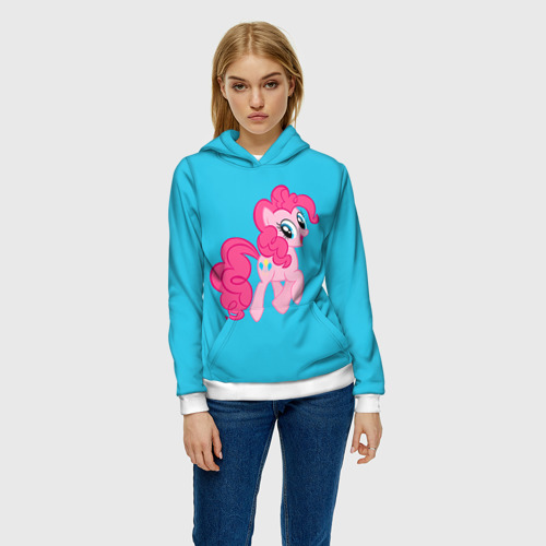 Женская толстовка 3D My Little Pony - Пинки Пай, цвет 3D печать - фото 3