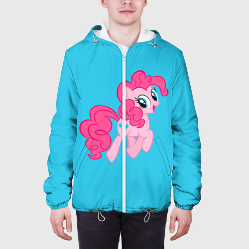 Мужская куртка 3D My Little Pony - Пинки Пай, цвет 3D печать - фото 4