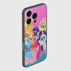 Чехол для iPhone 16 Pro силиконовый с защитой камеры My Little Pony - фото 2