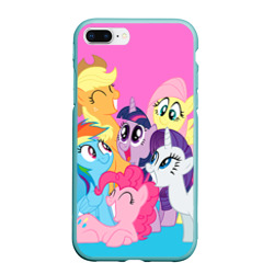 Чехол для iPhone 7Plus/8 Plus матовый My Little Pony