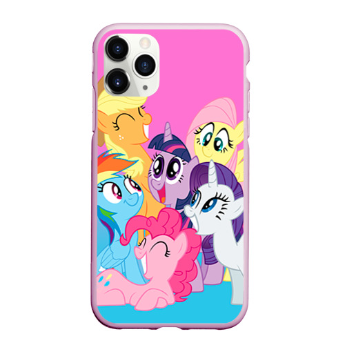 Чехол для iPhone 11 Pro Max матовый My Little Pony, цвет розовый