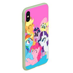 Чехол для iPhone XS Max матовый My Little Pony - фото 2