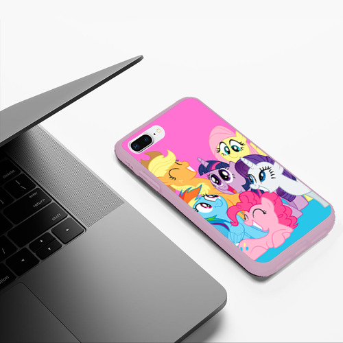 Чехол для iPhone 7Plus/8 Plus матовый My Little Pony - фото 5