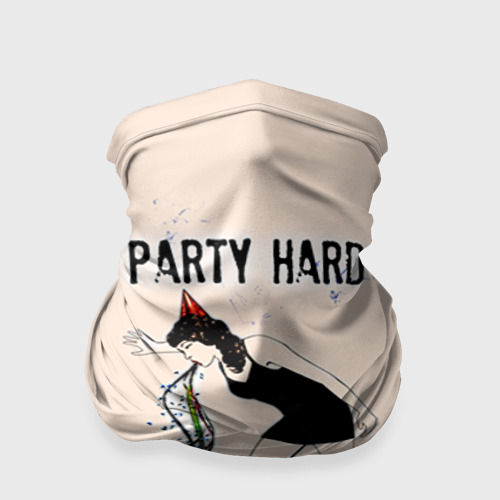 Бандана-труба 3D Party hard, цвет 3D печать