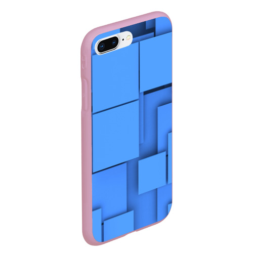 Чехол для iPhone 7Plus/8 Plus матовый Квадрат, цвет розовый - фото 3