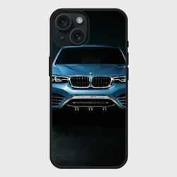 Чехол силиконовый для Apple iPhone 15 матовый BMW X4 Concept