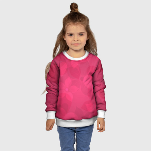 Детский свитшот 3D Pink, цвет 3D печать - фото 7