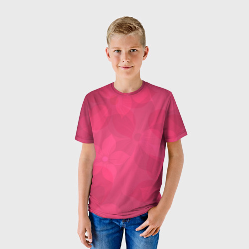 Детская футболка 3D Pink, цвет 3D печать - фото 3