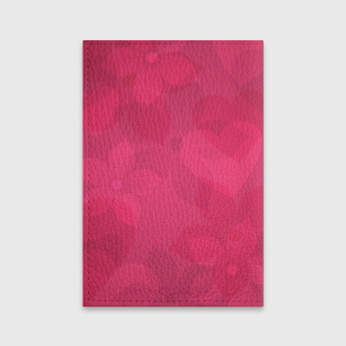 Обложка для паспорта матовая кожа Pink, цвет синий - фото 2
