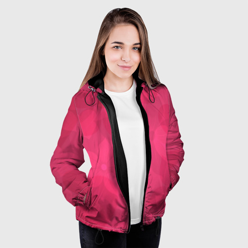 Женская куртка 3D Pink, цвет черный - фото 4