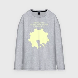 Женский лонгслив oversize хлопок Fallout Equestria