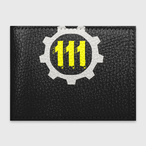 Обложка для студенческого билета Fallout Vault 111, цвет черный