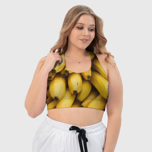 Женский спортивный топ 3D Банан - фото 5