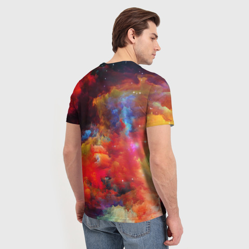 Мужская футболка 3D Краски (Гранж), цвет 3D печать - фото 4