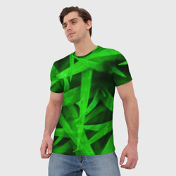 Мужская футболка 3D Трава - фото 2