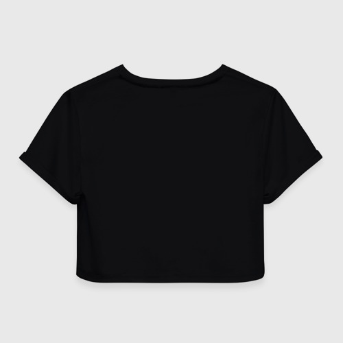 Женская футболка Crop-top 3D Hollywood Undead, цвет 3D печать - фото 2
