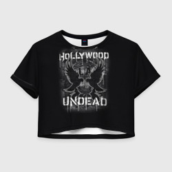 Женская футболка Crop-top 3D Hollywood Undead