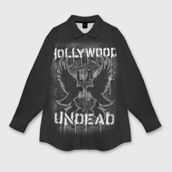 Женская рубашка oversize 3D Hollywood Undead