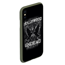 Чехол для iPhone XS Max матовый Hollywood Undead - фото 2