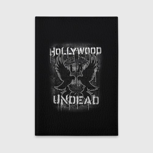 Обложка для автодокументов Hollywood Undead, цвет оранжевый