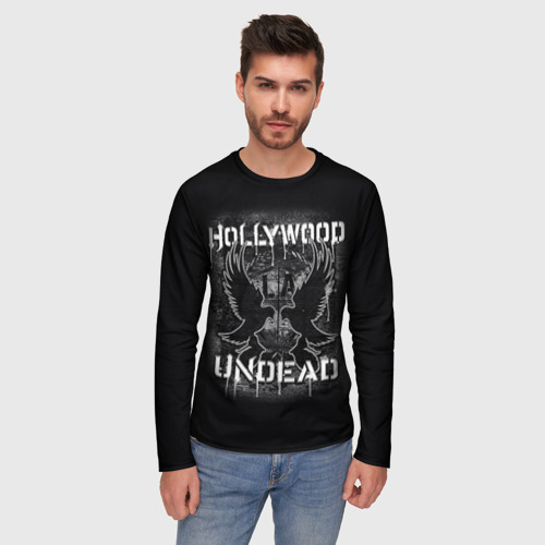 Мужской лонгслив 3D Hollywood Undead - фото 3