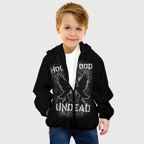 Детская куртка 3D Hollywood Undead, цвет черный - фото 3