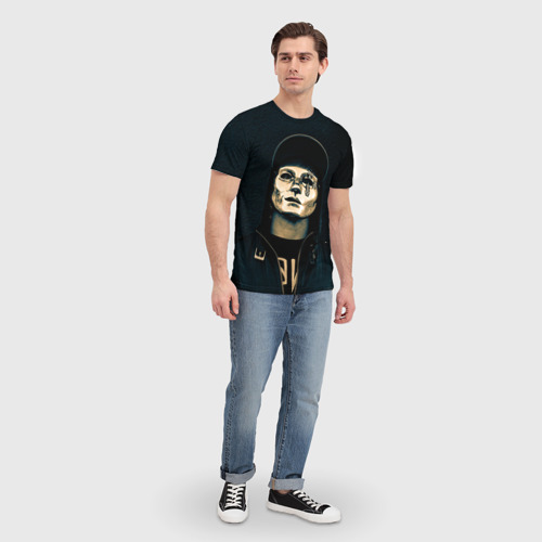 Мужская футболка 3D Hollywood Undead, цвет 3D печать - фото 5
