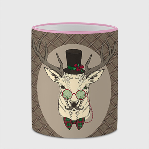 Кружка с полной запечаткой Deer, цвет Кант розовый - фото 4