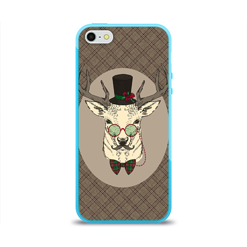 Чехол для Apple iPhone 5/5S силиконовый глянцевый Deer Фото 01 Чехол для Apple iPhone 5/5S силиконовый глянцевый Deer Фото 01