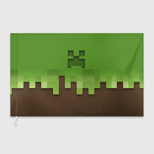 Флаг 3D Minecraft edition - фото 3