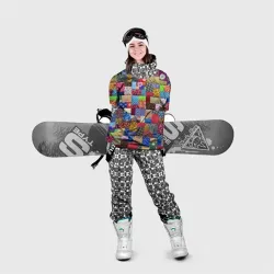 Накидка на куртку 3D Лоскутное шитьё - фото 2