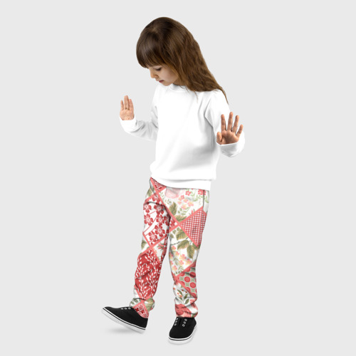 Детские брюки 3D Лоскутное шитьё, цвет 3D печать - фото 3