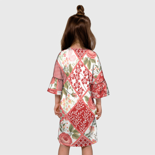 Детское платье 3D Лоскутное шитьё - фото 5