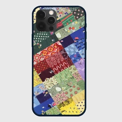 Чехол для iPhone 12 Pro Max Лоскутное шитьё