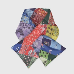 Шарф-пуховик 3D Лоскутное шитьё