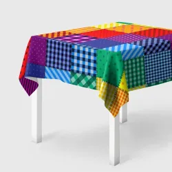 Скатерть 3D Лоскутное шитьё