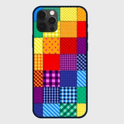 Чехол для iPhone 12 Pro Max Лоскутное шитьё