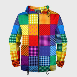 Мужская ветровка 3D Лоскутное шитьё