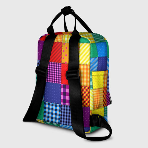 Женский рюкзак 3D Лоскутное шитьё - фото 5