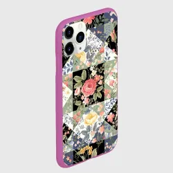 Чехол для iPhone 11 Pro матовый Лоскутное шитьё - фото 2