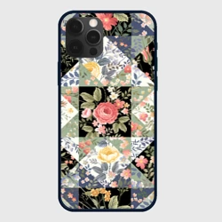 Чехол для iPhone 12 Pro Max Лоскутное шитьё