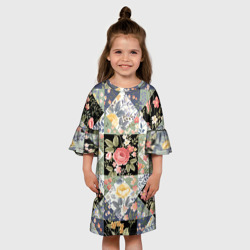 Детское платье 3D Лоскутное шитьё - фото 2