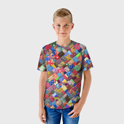 Детская футболка 3D Лоскутное шитьё - фото 2